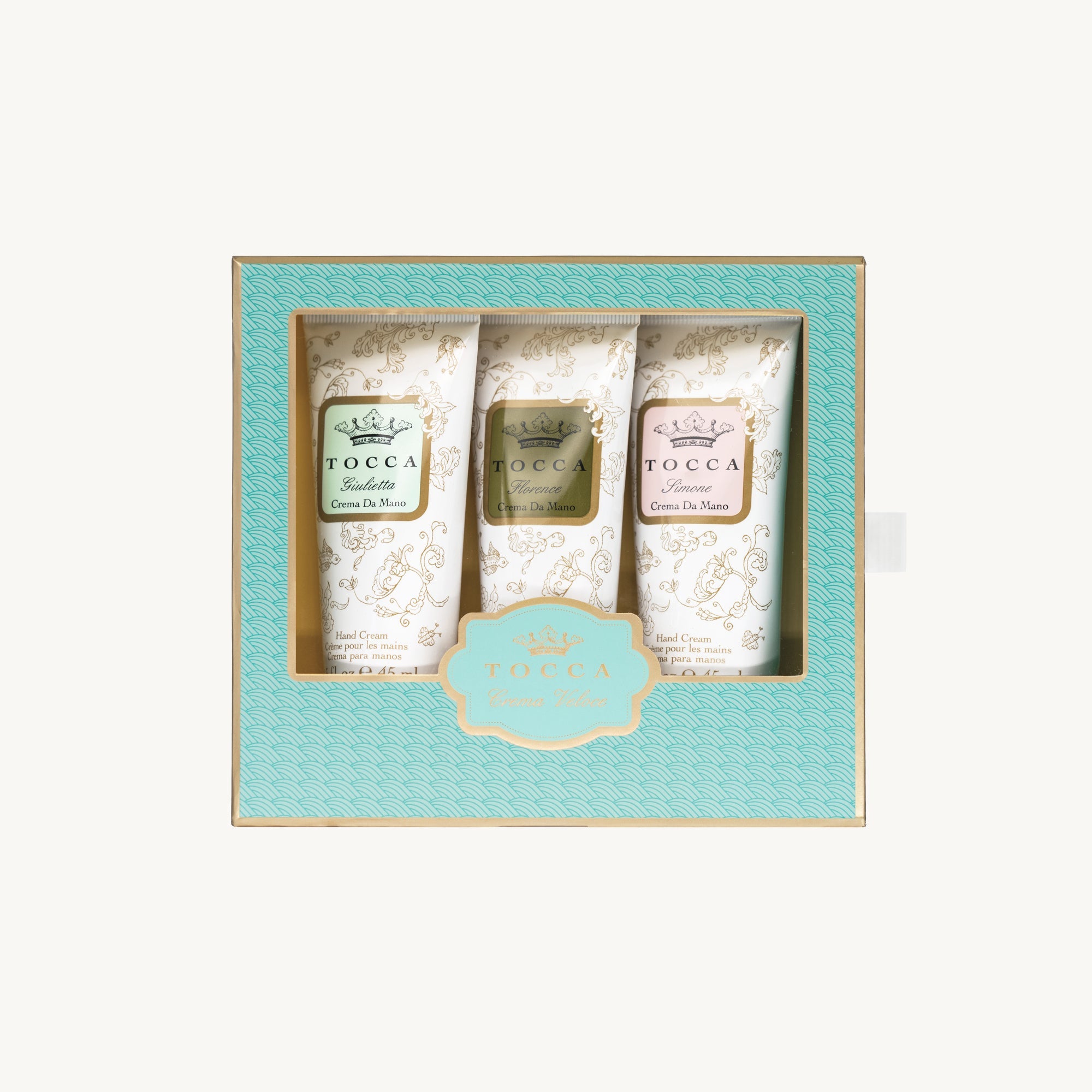 Tocca Gift/Travel Set Garden Collection Crema Veloce Hand Cream Set